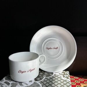 Taylor Swift Begin Again tea cup and saucer